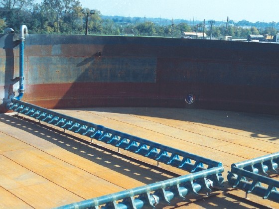 jet aeration system at petrochemical plant