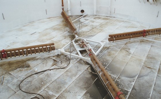 jet aerators with radial and directional aerators treating waste water from 60 industries, houston area